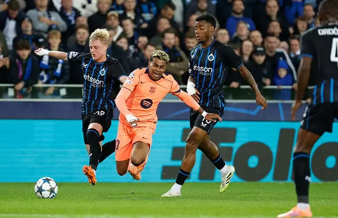 El Barsa iguala ante el Brujas