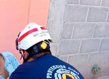 Adulto mayor cae y se lesiona