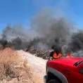Controlan Bomberos incendio en baldío
