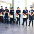 Dan reconocimientos a policías municipales