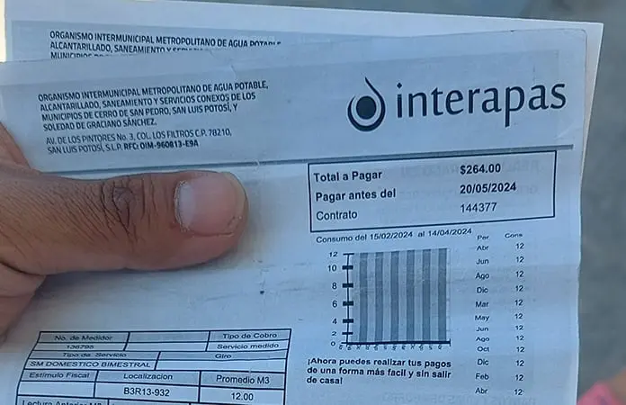 Aumenta cuota de agua lo obligado fiscalmente