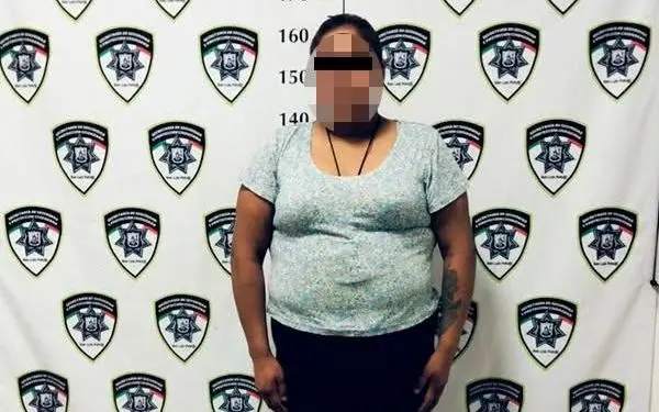 Detienen a mujer por robo de ropa deportiva en el Centro de SLP