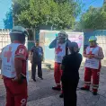 Realizan simulacro de incendio en una guardería