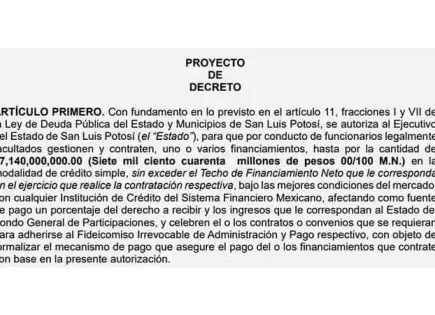 Se viene paquetazo de deuda pública