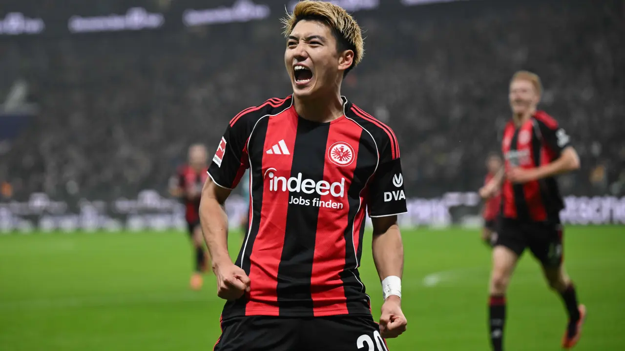 Ritsu Doan marca gol decisivo para Eintracht Frankfurt en la Bundesliga