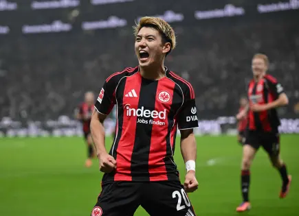 Ritsu Doan marca gol decisivo para Eintracht Frankfurt en la Bundesliga