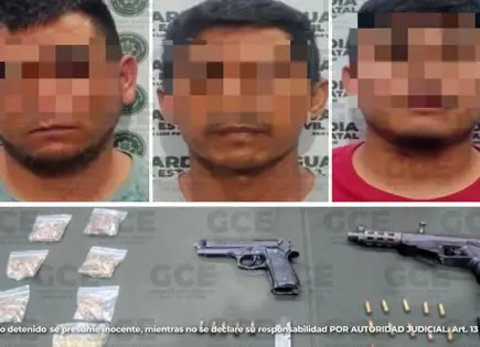 Capturan a tres maleantes en carretera a México