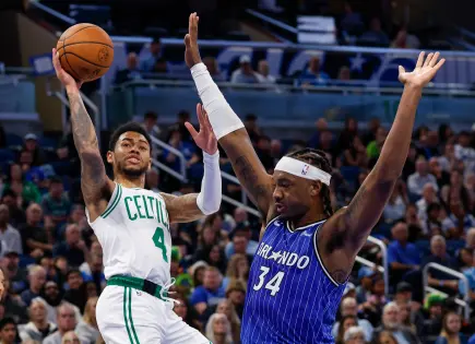 Celtics se imponen a Magic en un duelo vibrante
