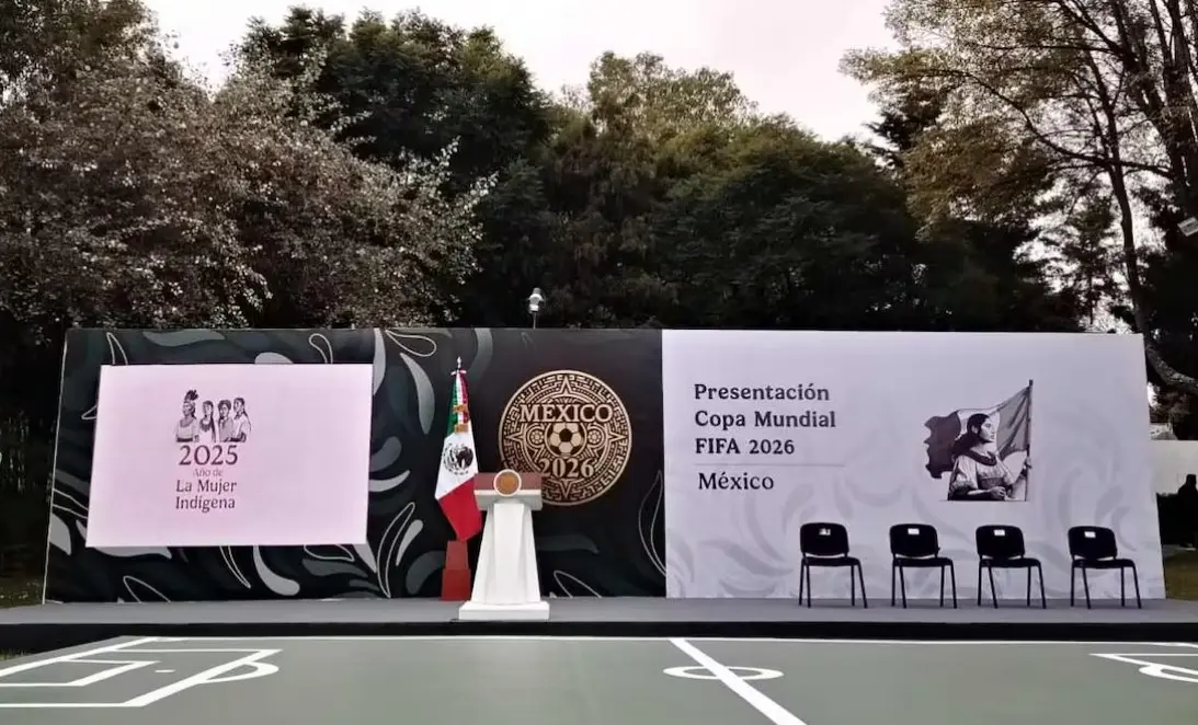 Sheinbaum encabezará presentación del Mundial 2026 en Los Pinos