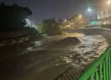 Desbordan ríos en Chiapas por efectos del frente frío 13