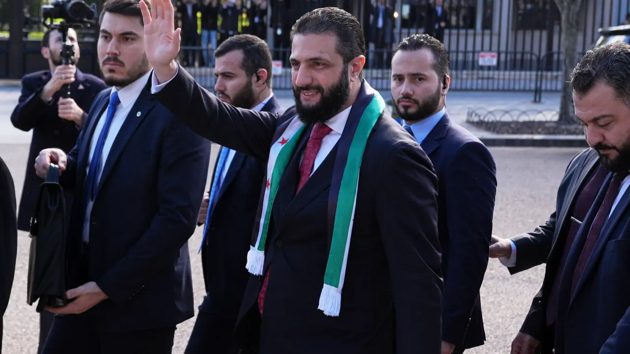 Donald Trump recibe al presidente de Siria en la Casa Blanca