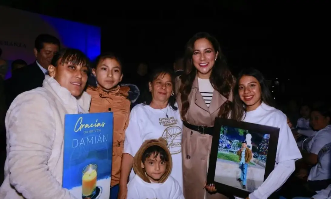 Rinden homenaje a familias de donadores de órganos