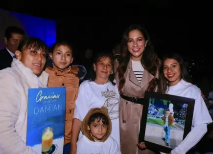 Rinden homenaje a familias de donadores de órganos