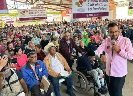 Bienestar entrega la segunda parte de apoyos a damnificados Bienestar entrega la segunda parte de apoyos a damnificados