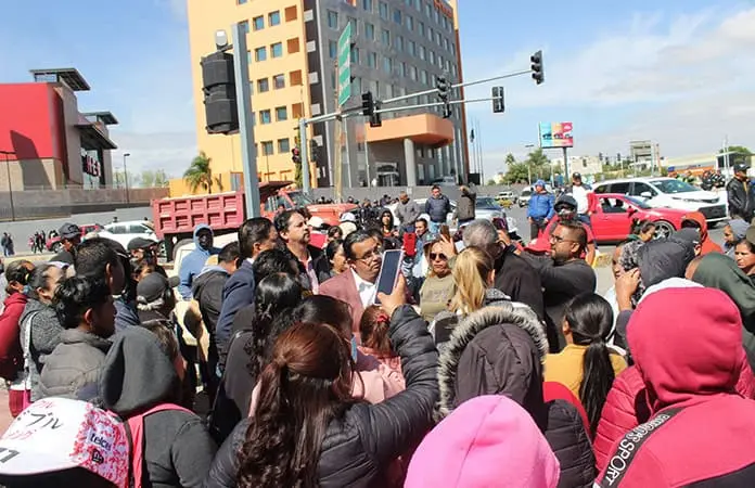 Culpa Ayuntamiento a la Conagua, por el bloqueo y protesta