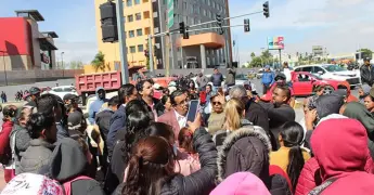 Culpa Ayuntamiento a la Conagua, por el bloqueo y protesta