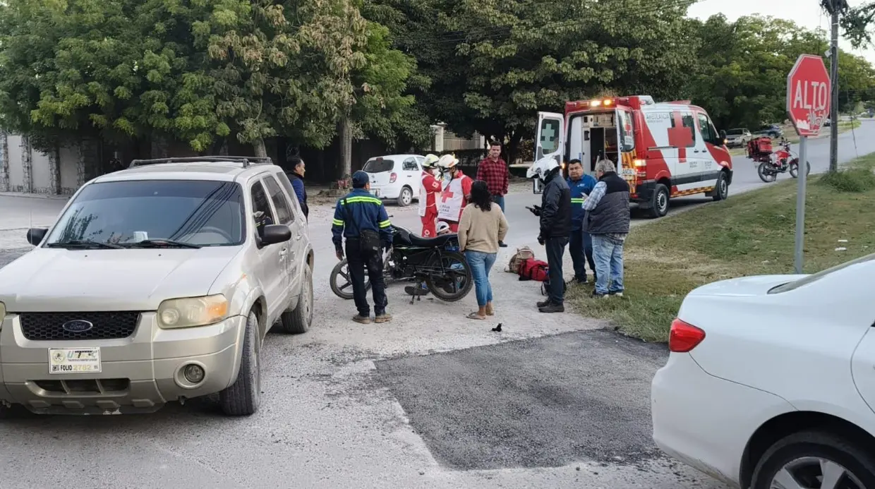 Dos motociclistas lesionados en accidentes distintos en Ciudad Valles