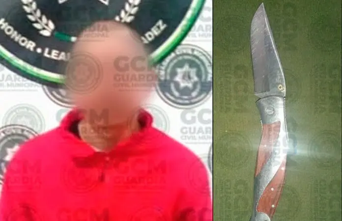 Apresan a individuo por traer una navaja