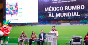 Clara Brugada viaja a Washington para sorteo del Mundial 2026