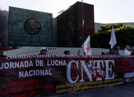 CNTE rechaza declaraciones de Segob sobre paro educativo