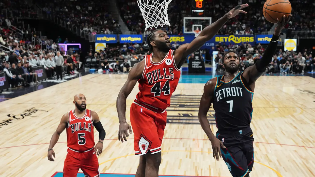 Detroit Pistons vencen a los Bulls de Chicago con actuación destacada de Paul Reed