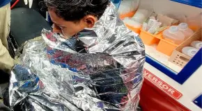 Joven a punto de ahogarse en el canal de la Media Luna