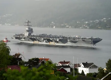 Portaaviones de Estados Unidos llega a Venezuela en demostración de poder militar