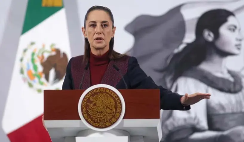 Sheinbaum habla sobre letreros que habría puesto EU en Tamaulipas