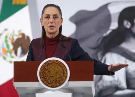 Sheinbaum habla sobre letreros que habría puesto EU en Tamaulipas