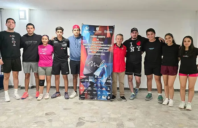 Listo el Torneo de Raquetbol ‘Fiestas Revolucionarias 2025’