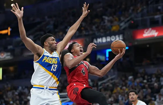 Raptors aplastan a diezmados Pacers