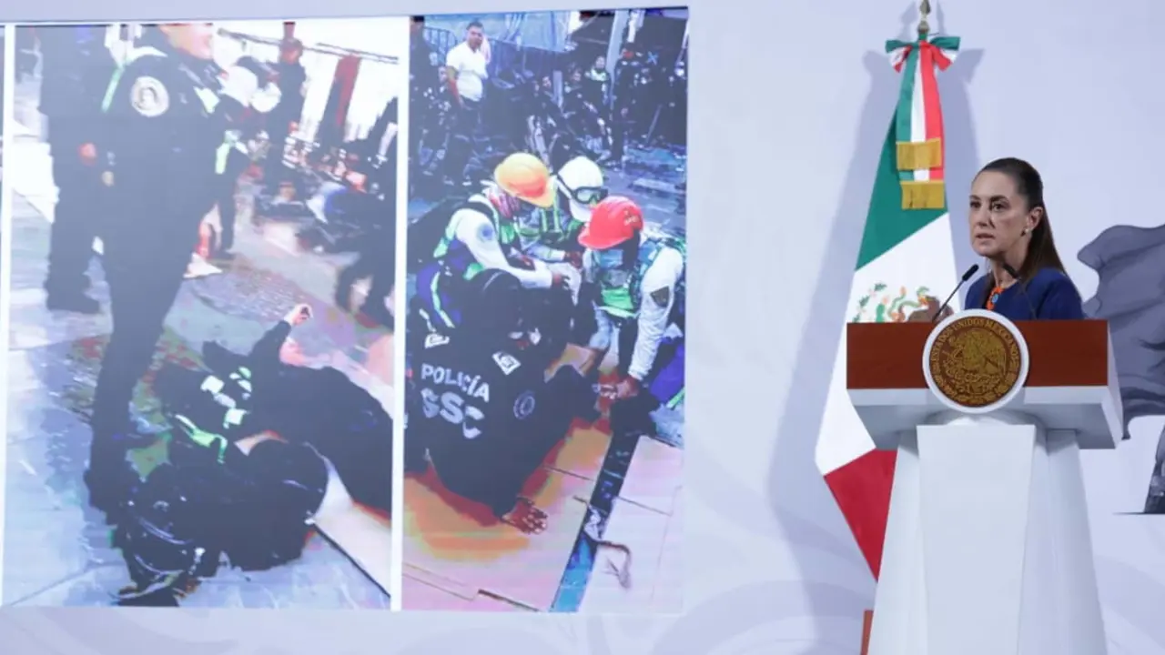 Condena Sheinbaum violencia en marcha  de Generación Z