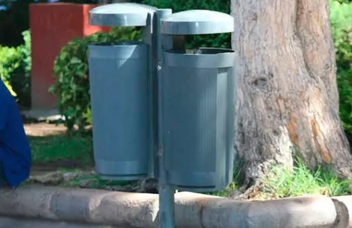 Retiran papeleras por el riesgo de temporada