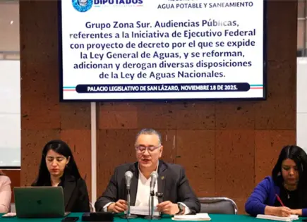 Arrancan audiencias en San Lázaro por nueva Ley de Aguas Arrancan audiencias en San Lázaro por nueva Ley de Aguas