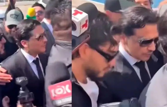 Christian Nodal genera caos al llegar al Reclusorio Oriente