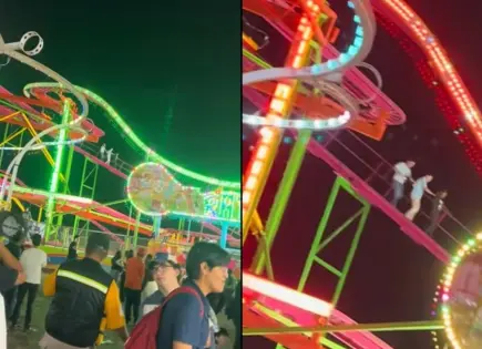 Falla detiene montaña rusa en Los Mochis