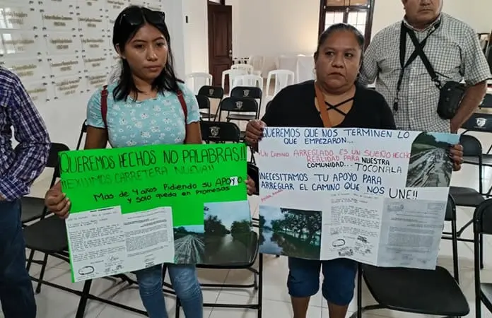 Piden culminar reparación de camino a La Toconala