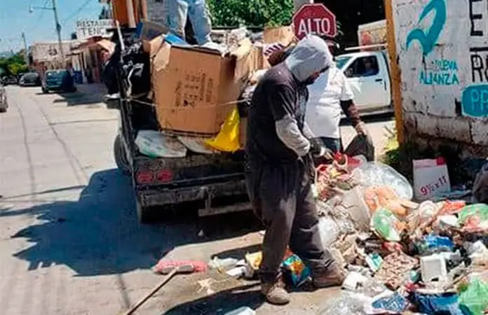 Un muladar, las calles de Matehuala