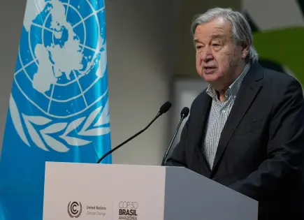 António Guterres llama a la flexibilidad en cumbre climática de Belém António Guterres llama a la flexibilidad en cumbre climática de Belém