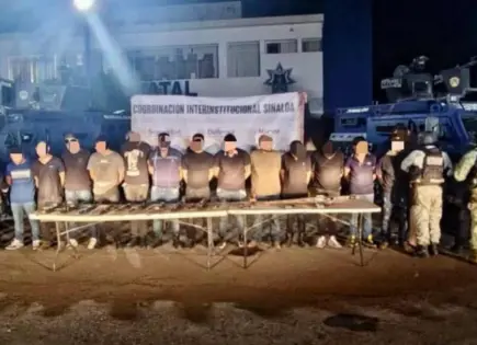 Caen "L-12" y 14 presuntos sicarios en operativos conjuntos en Sinaloa