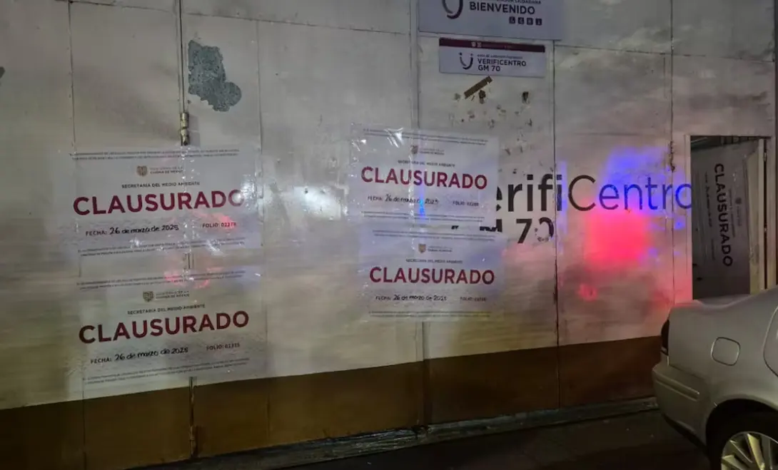 Clausuran verificentro en GAM por cobro indebido