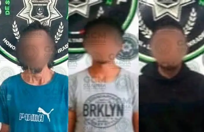 En flagrancia, sorprenden a supuestos ladrones