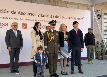 General al mando en SLP obtiene ascenso en ceremonia de Sedena