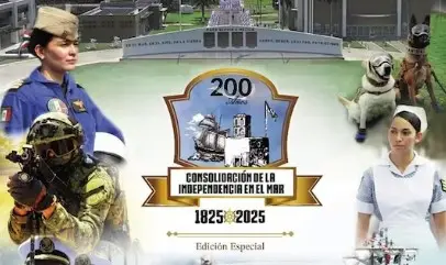 Marina celebra en Veracruz 200 años de la Independencia en el mar Marina celebra en Veracruz 200 años de la Independencia en el mar