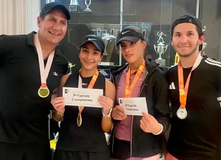 Surgen ganadores del Torneo de Tenis Dobles Mixtos