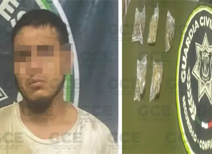 Detienen a joven con presunta marihuana en operativo de la GCE en Ciudad Valles