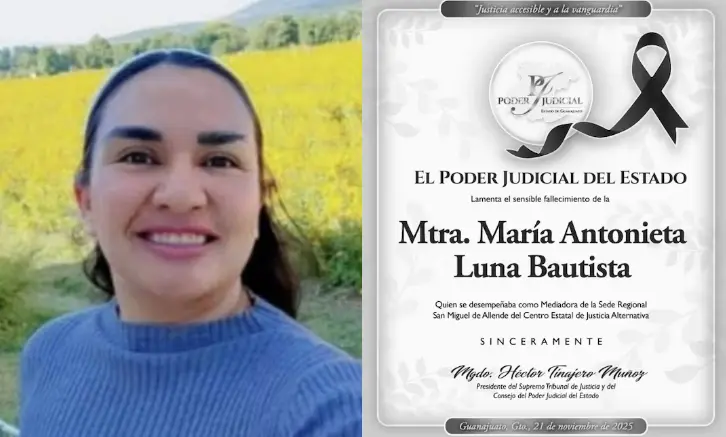Asesinan a balazos a mediadora del Poder Judicial de Guanajuato