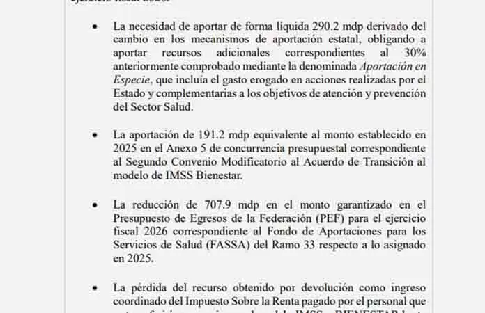 En riesgo casi 1,233 mdp en Sector Salud
