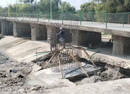 Lenta, pero segura, obra de puente