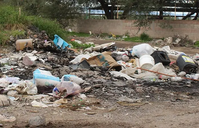 Localizan en Villa de Pozos, 4 tiraderos clandestinos